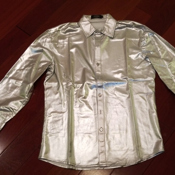 Collared Dress Shirt Silver - Picture 2 of 4